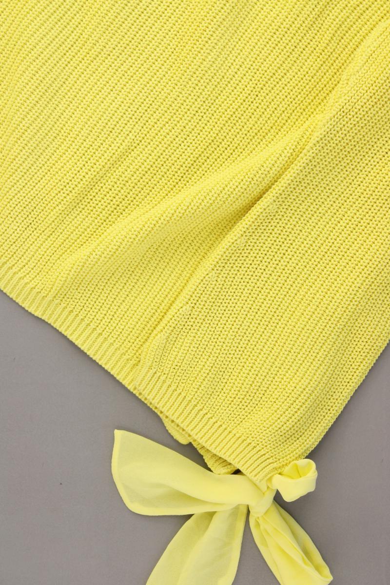 Alba Moda Grobstrickpullover Gr. 44 gelb aus Baumwolle