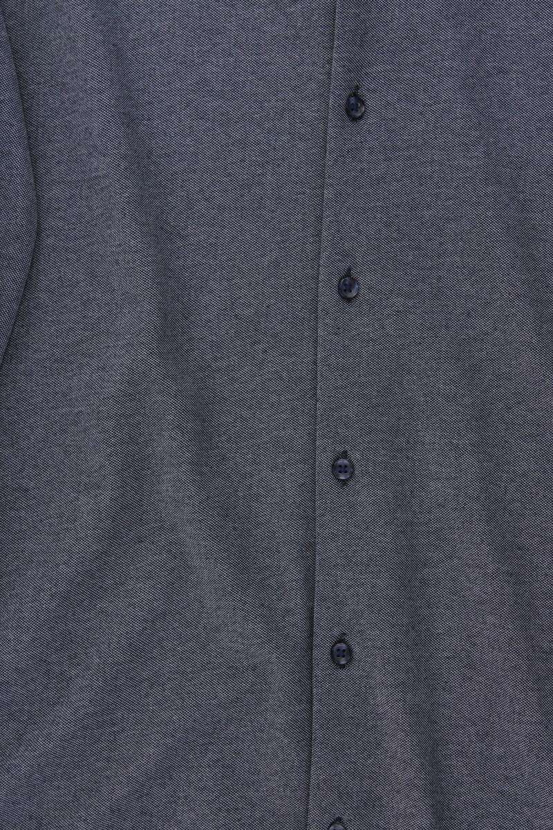 Dunmore Langarmhemd für Herren Gr. XL neuwertig grau aus Baumwolle