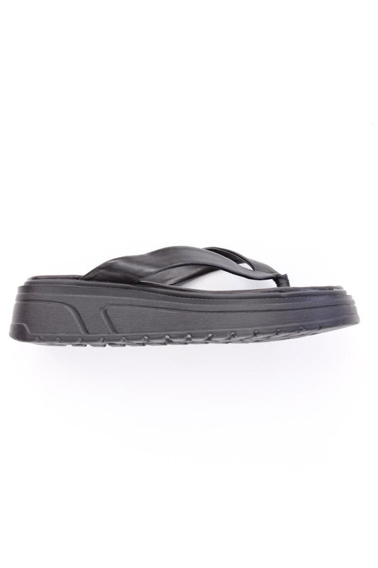 Catwalk Sandalen Gr. 40 schwarz aus Kunstleder