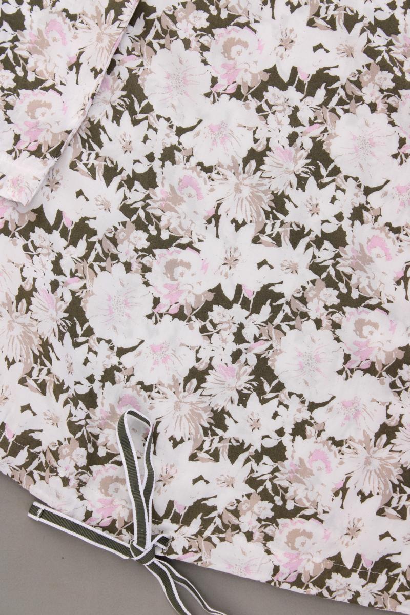 Sure Regular Bluse Gr. 40 mit Blumenmuster 3/4 Ärmel mehrfarbig aus Viskose