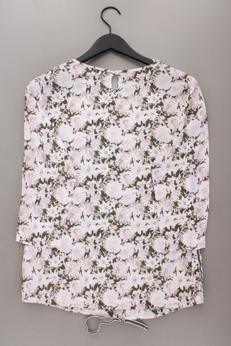 Sure Regular Bluse Gr. 40 mit Blumenmuster 3/4 Ärmel mehrfarbig aus Viskose