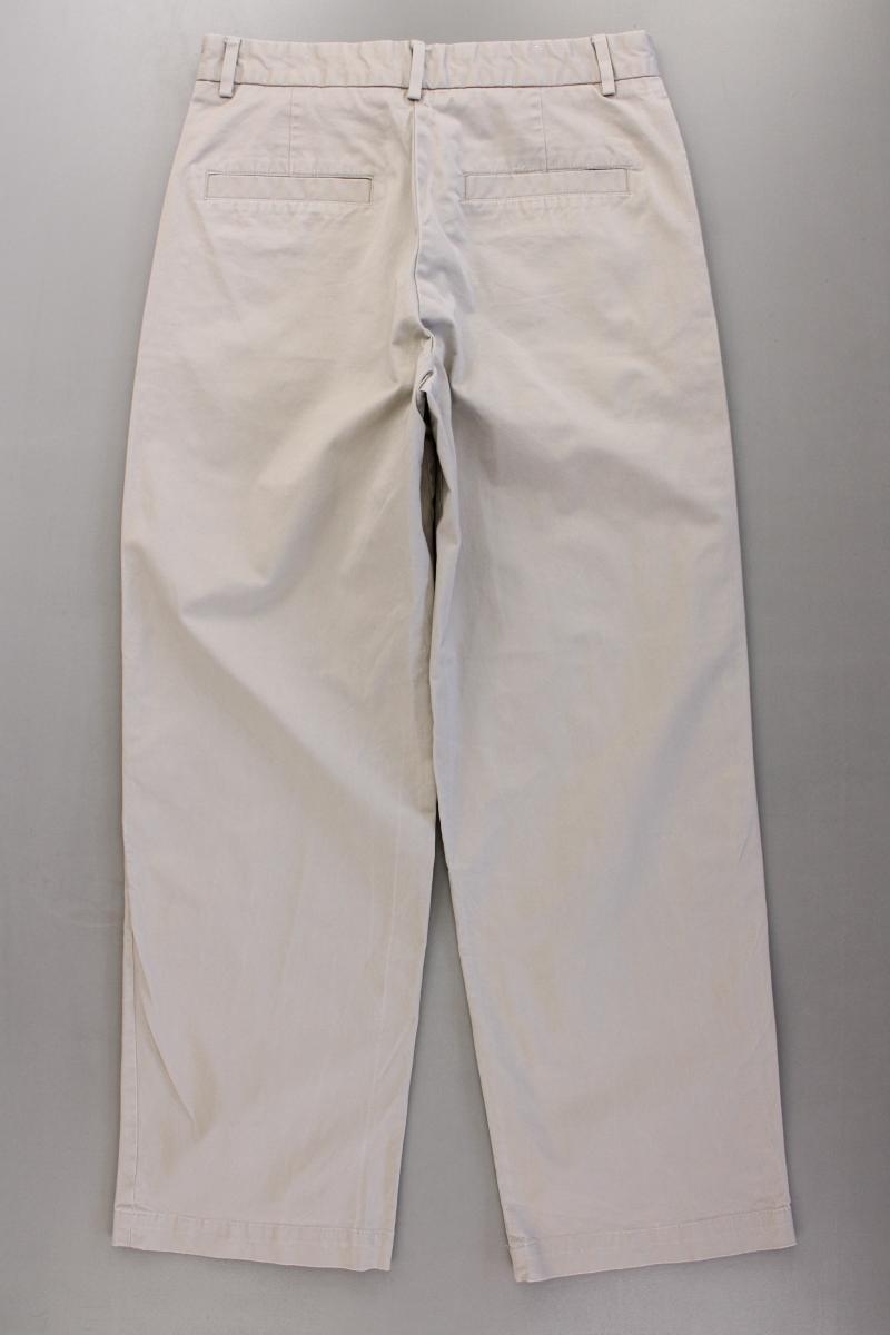 Zara Chinohose für Herren Gr. UK 38 (S) creme aus Baumwolle