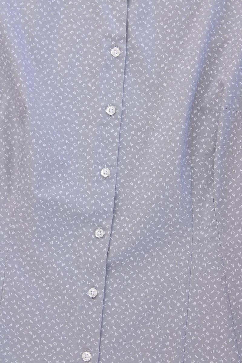 KEW LONDON Ärmellose Bluse Gr. 42 grau aus Baumwolle