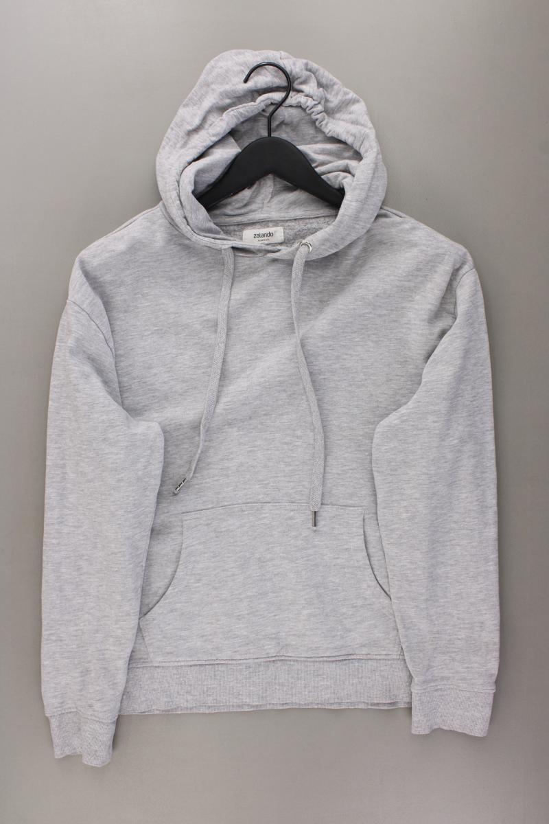 Zalando Hoodie Gr. 38 grau aus Baumwolle