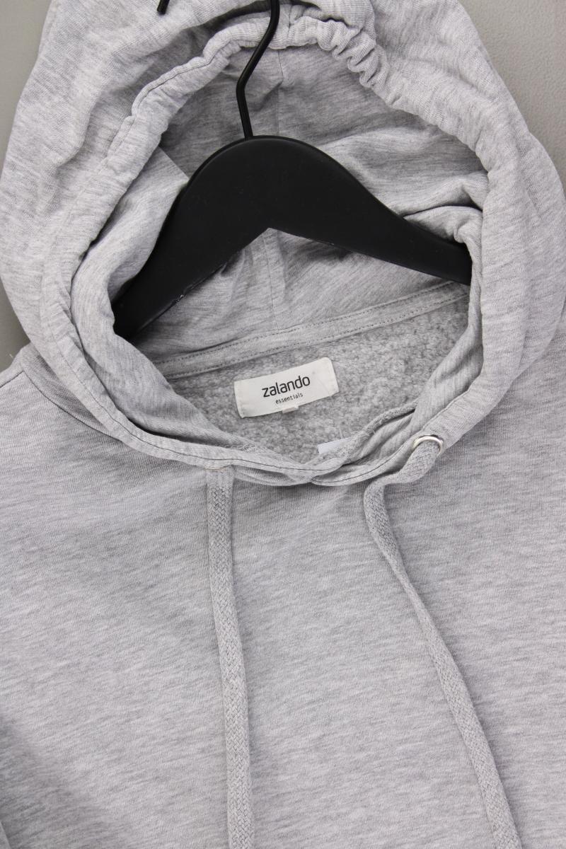 Zalando Hoodie Gr. 38 grau aus Baumwolle