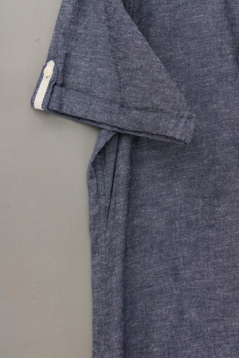 Esprit Kurzarmhemd für Herren Gr. XXL blau aus Baumwolle