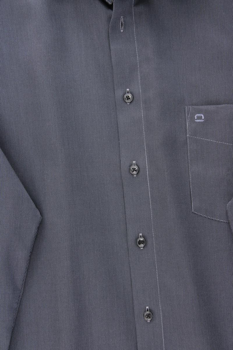 Olymp Langarmhemd für Herren Gr. Hemdgröße 44 neuwertig grau aus Baumwolle