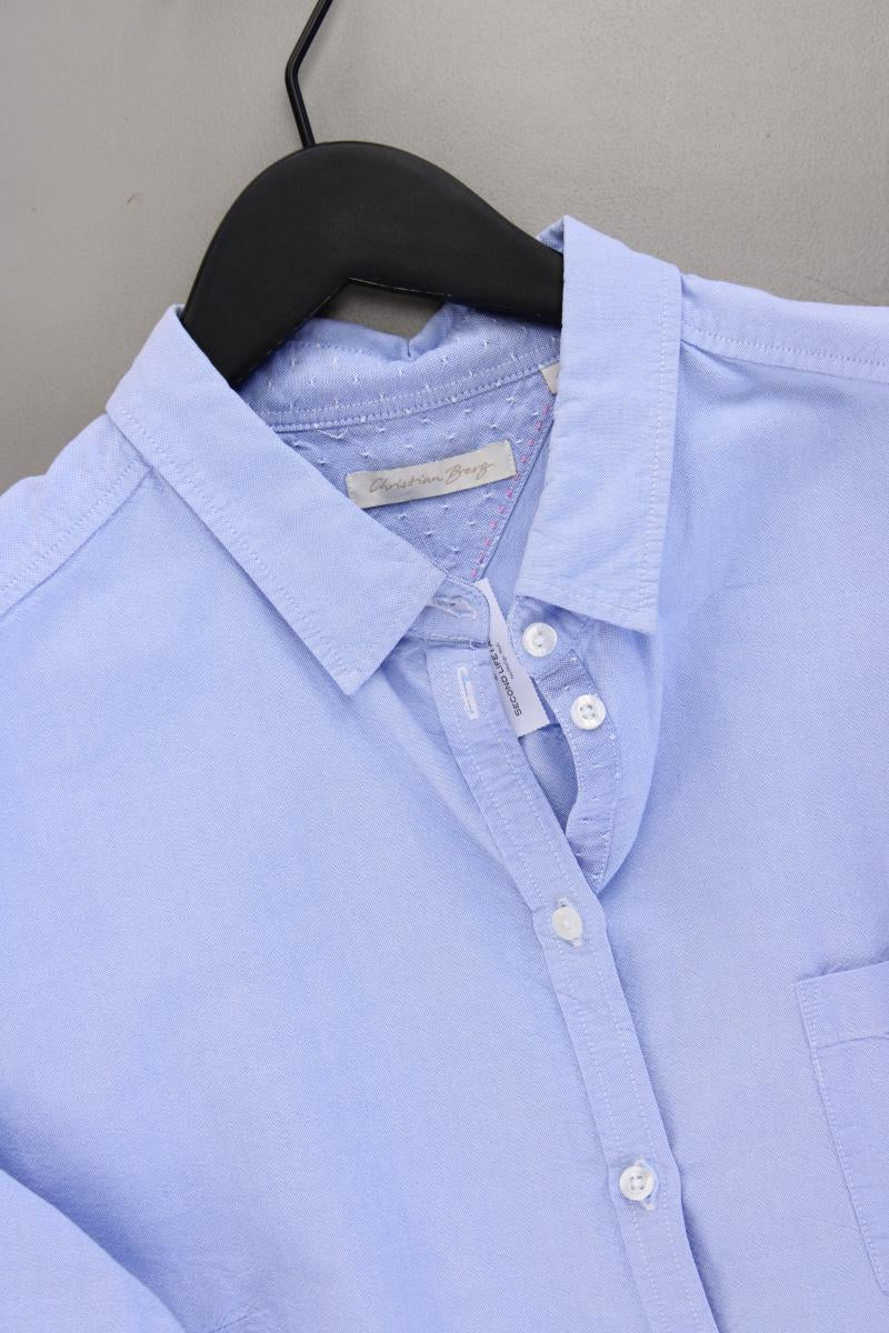 Christian Berg Langarmbluse Gr. 44 blau