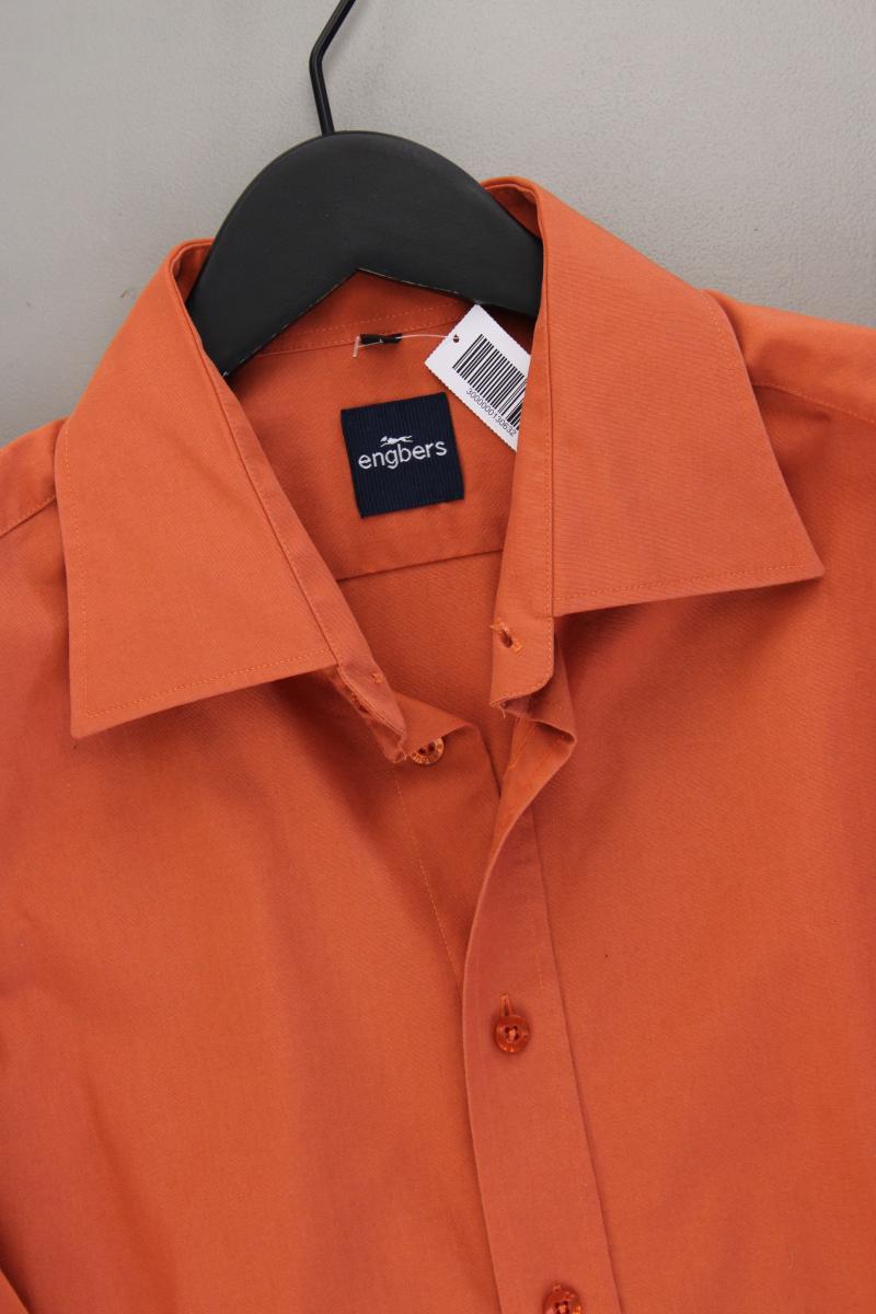 Engbers Langarmhemd für Herren Gr. L orange aus Baumwolle