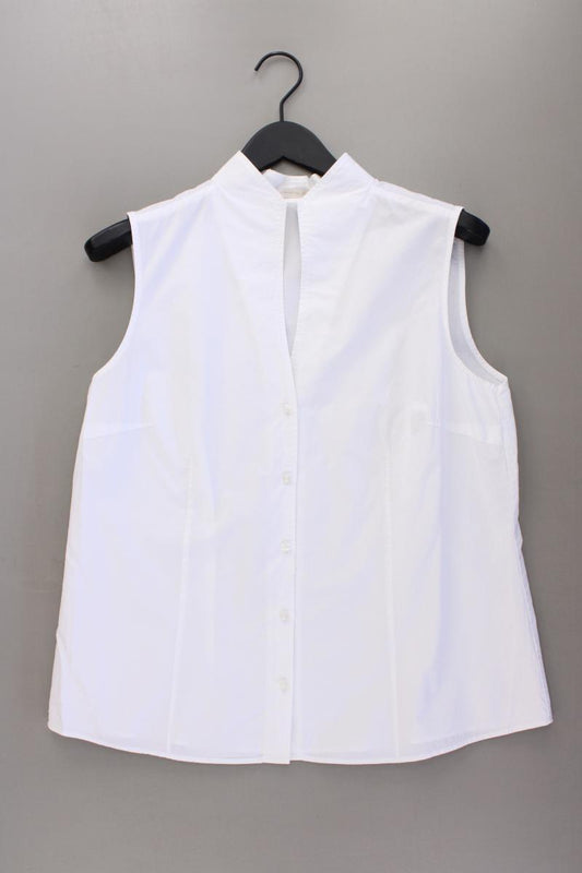 Christian Berg Ärmellose Bluse Gr. 44 neuwertig weiß