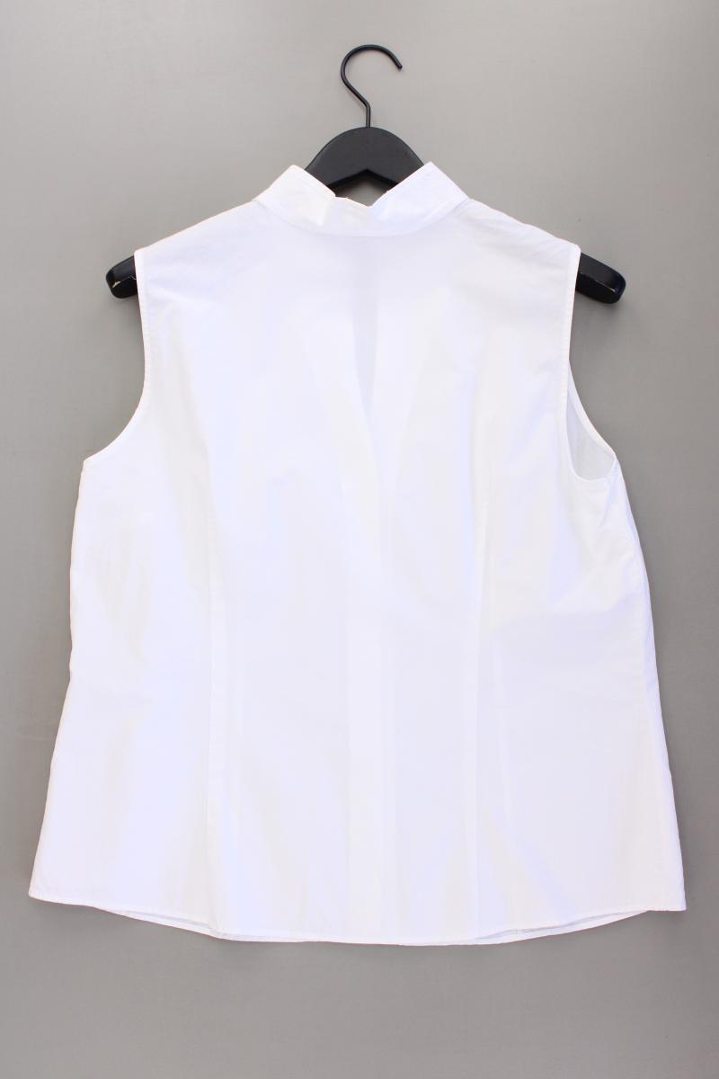 Christian Berg Ärmellose Bluse Gr. 44 neuwertig weiß