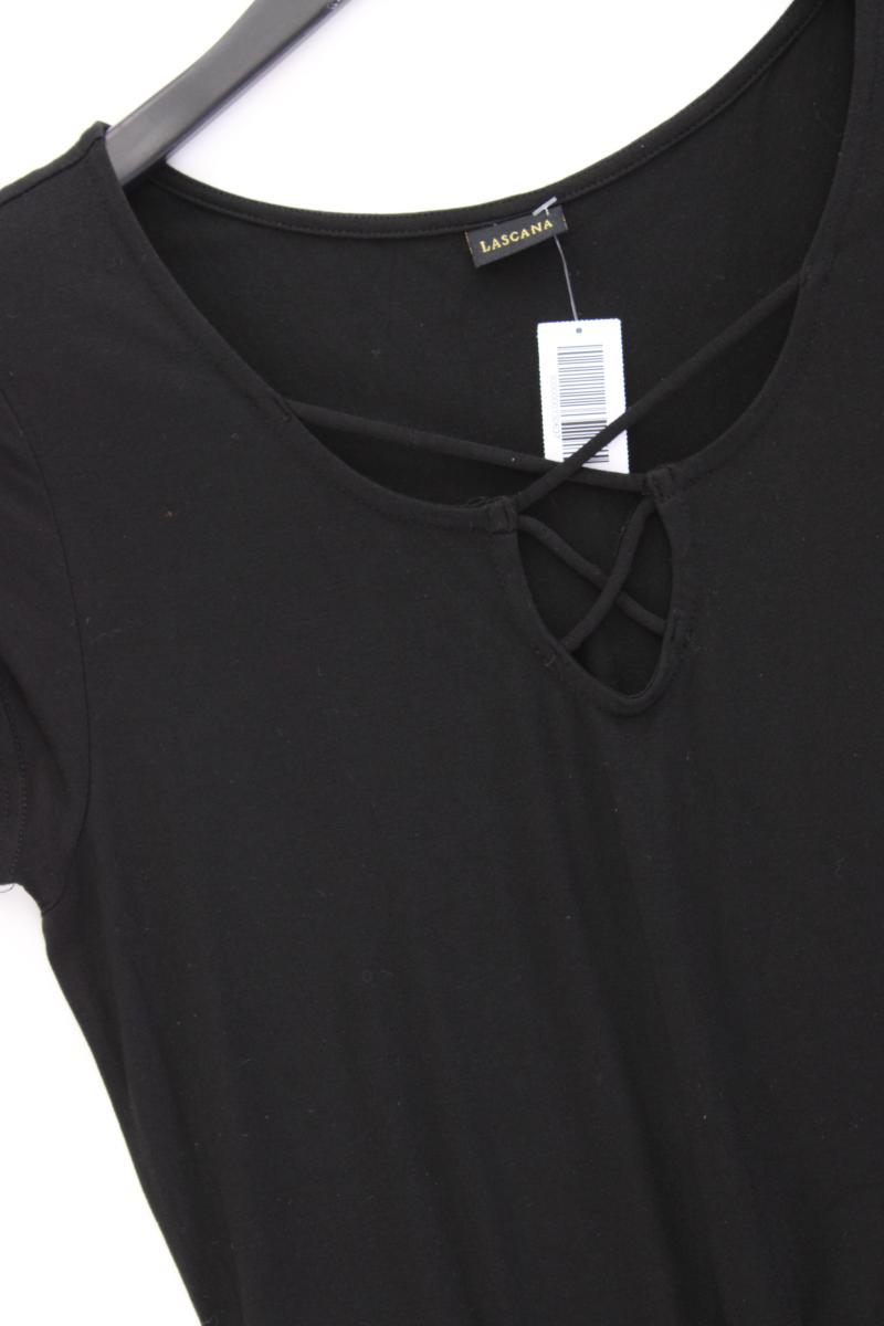 Lascana Jerseykleid Gr. 36 Kurzarm schwarz