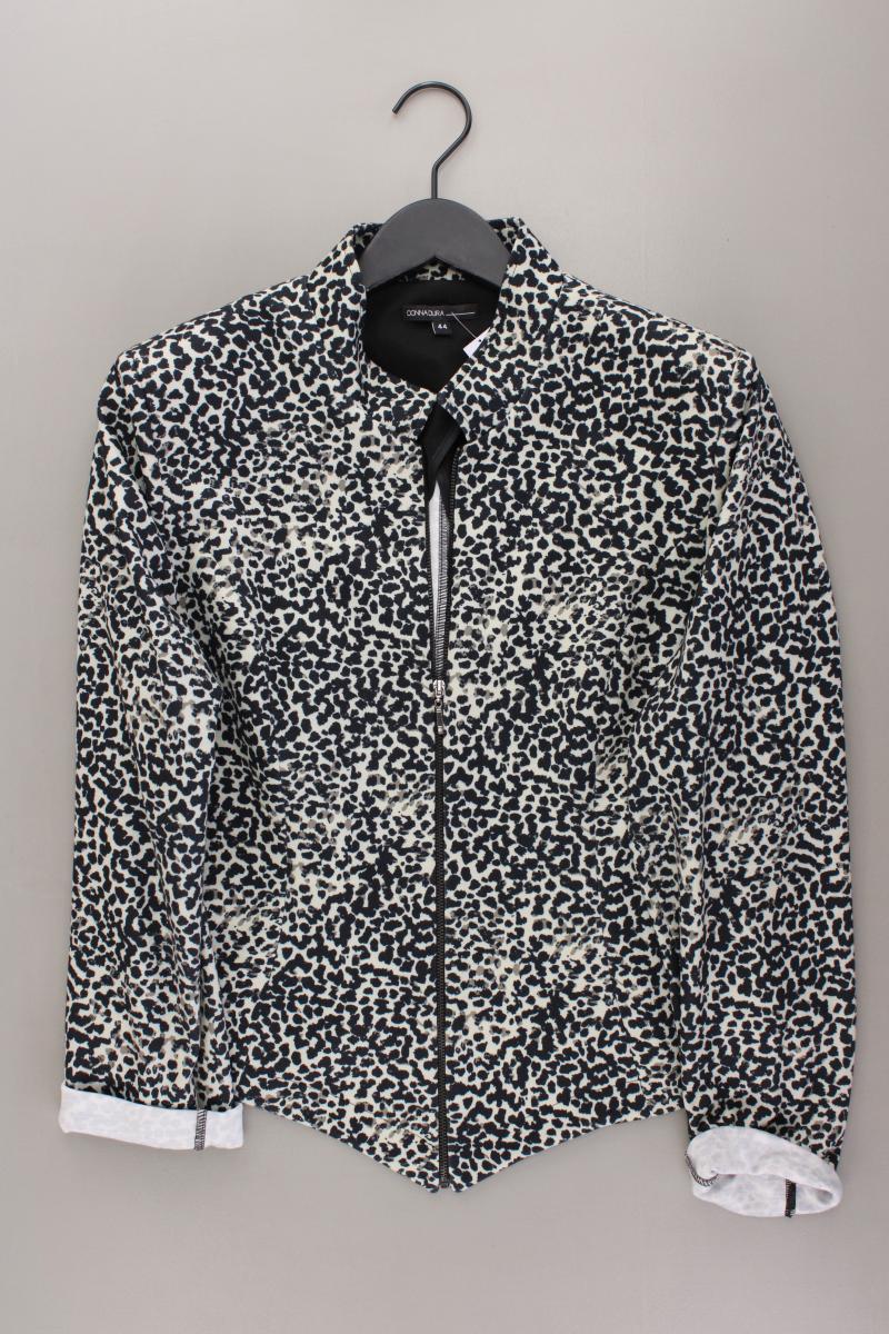 Donna Dura Classic Blazer Gr. 44 mit Tierdruck braun aus Polyester