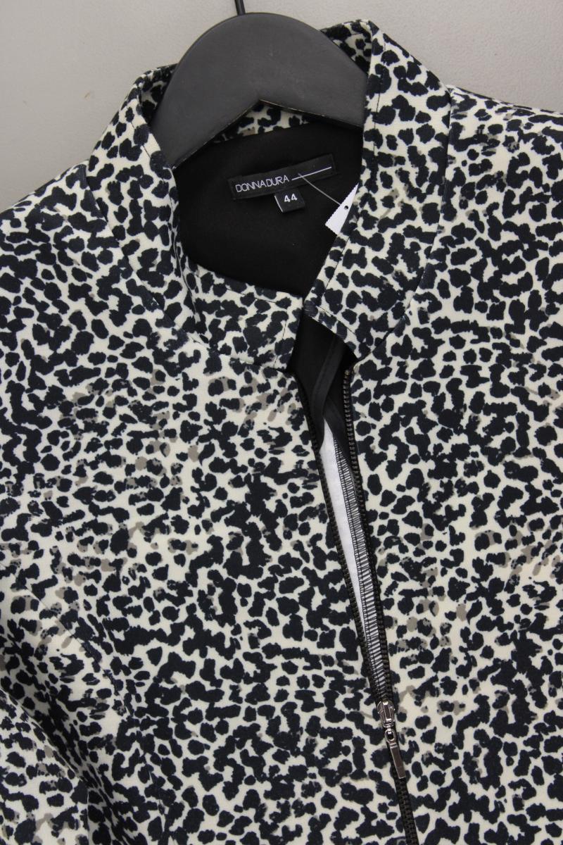 Donna Dura Classic Blazer Gr. 44 mit Tierdruck braun aus Polyester