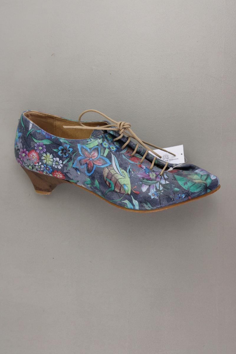 DOUBLE YOU Pumps Gr. 40 mit Blumenmuster Neupreis: 84,95€! mehrfarbig aus Leder