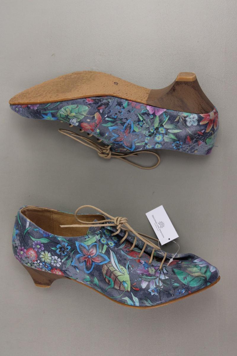 DOUBLE YOU Pumps Gr. 40 mit Blumenmuster Neupreis: 84,95€! mehrfarbig aus Leder