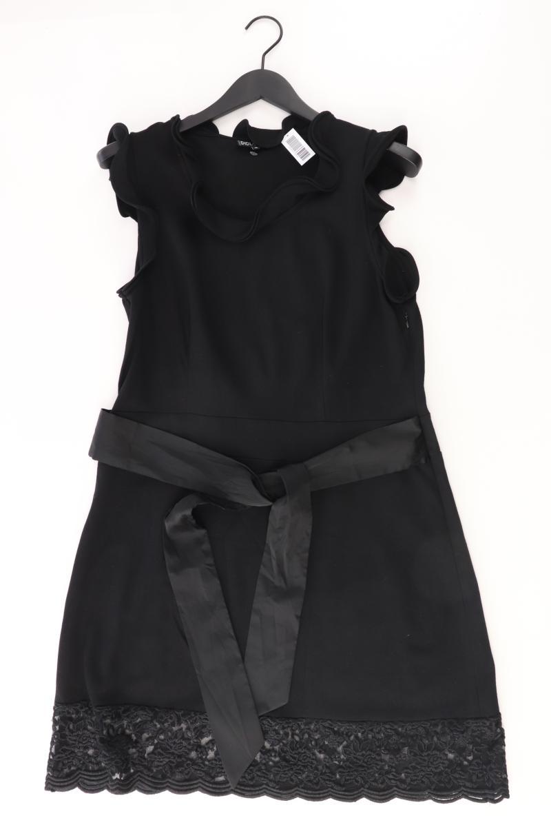 DIDI Abendkleid Gr. XL mit Gürtel Ärmellos schwarz