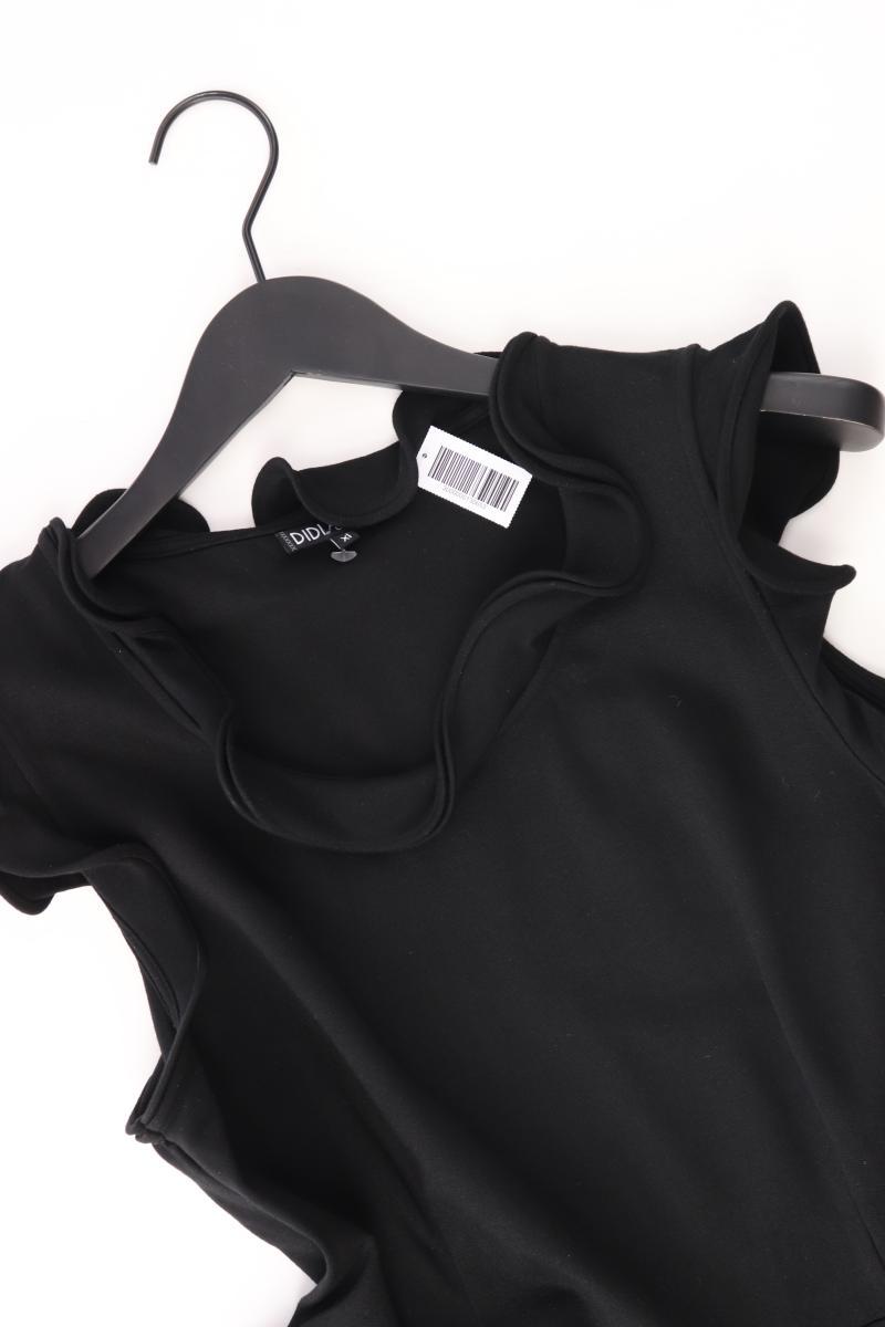 DIDI Abendkleid Gr. XL mit Gürtel Ärmellos schwarz