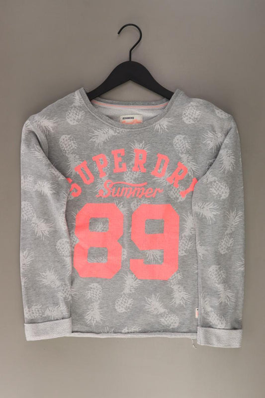 Superdry Langarmpullover Gr. XS grau