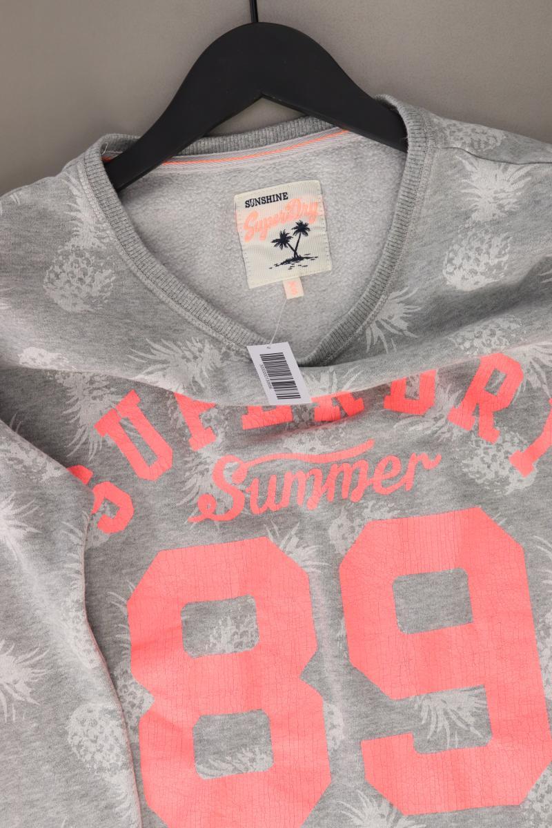 Superdry Langarmpullover Gr. XS grau