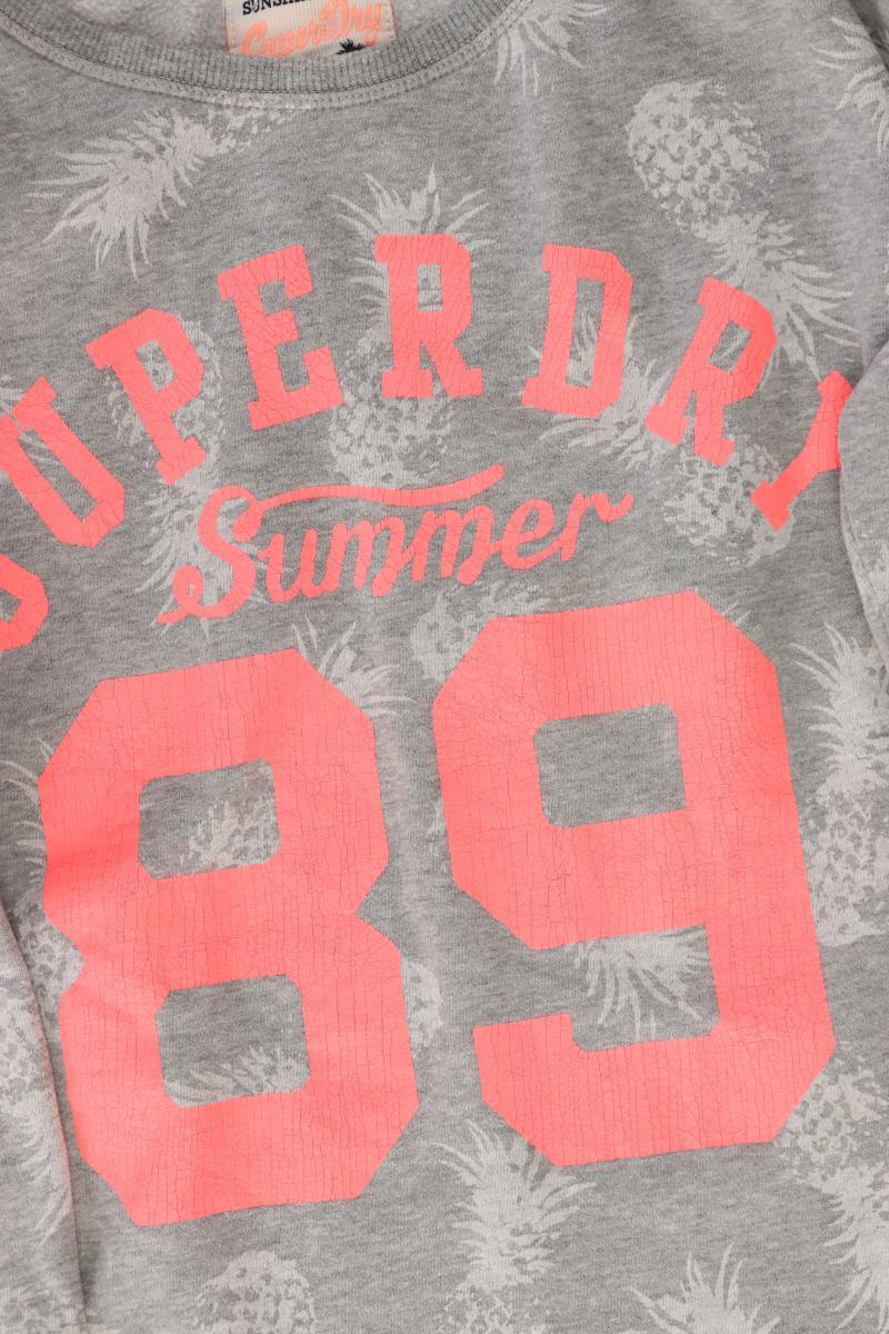 Superdry Langarmpullover Gr. XS grau