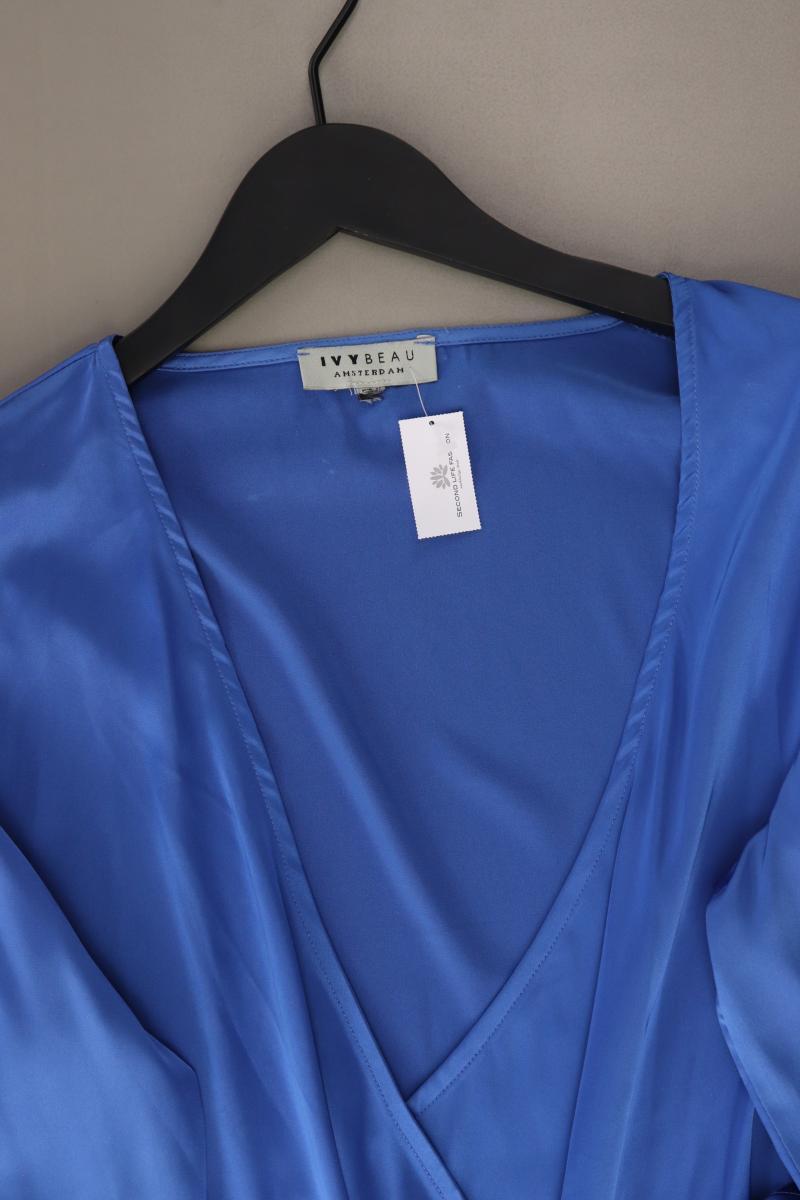 IVYBEAU Langarmbluse Gr. L blau aus Polyester