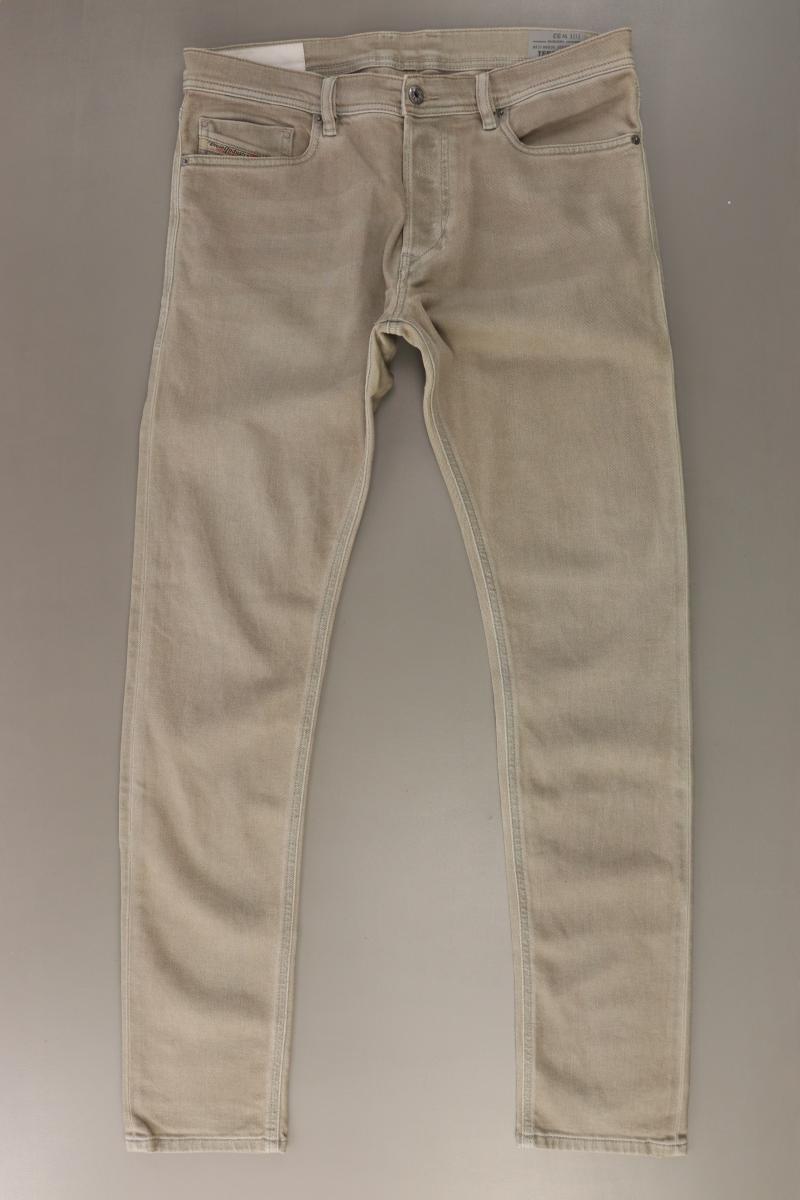 Diesel Five-Pocket-Hose Gr. W32 grün aus Baumwolle