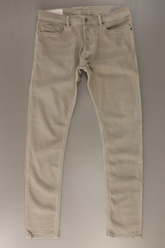 Diesel Five-Pocket-Hose Gr. W32 grün aus Baumwolle