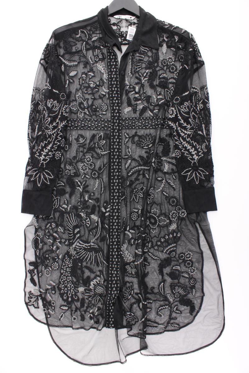 Zara Spitzenkleid Gr. L Langarm schwarz