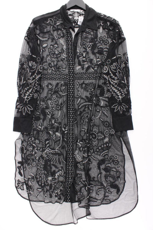 Zara Spitzenkleid Gr. L Langarm schwarz