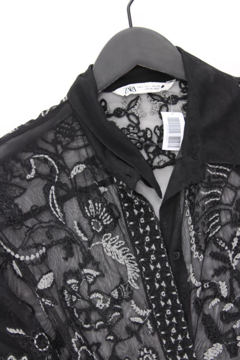 Zara Spitzenkleid Gr. L Langarm schwarz