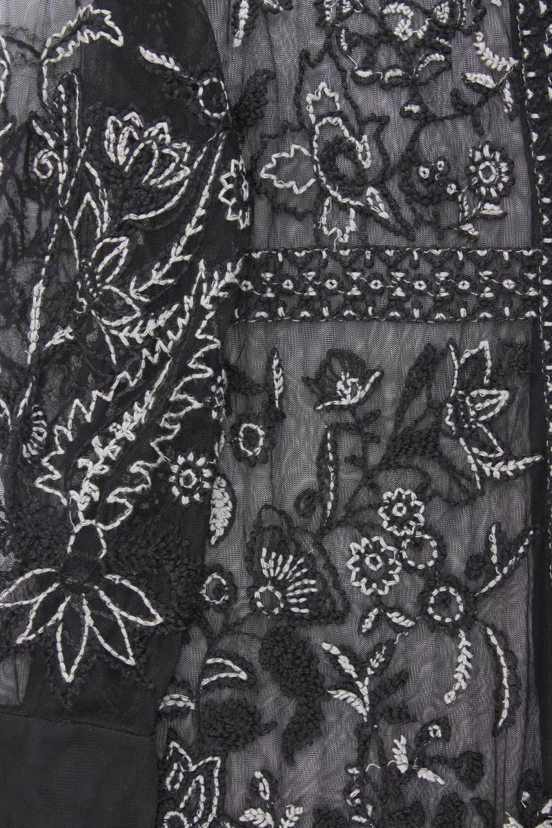 Zara Spitzenkleid Gr. L Langarm schwarz