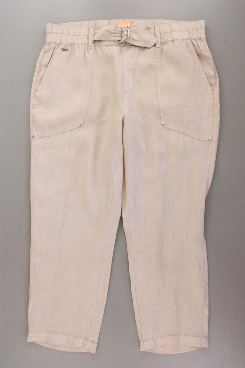 Street One Leinenhose Gr. 44/L28 creme
