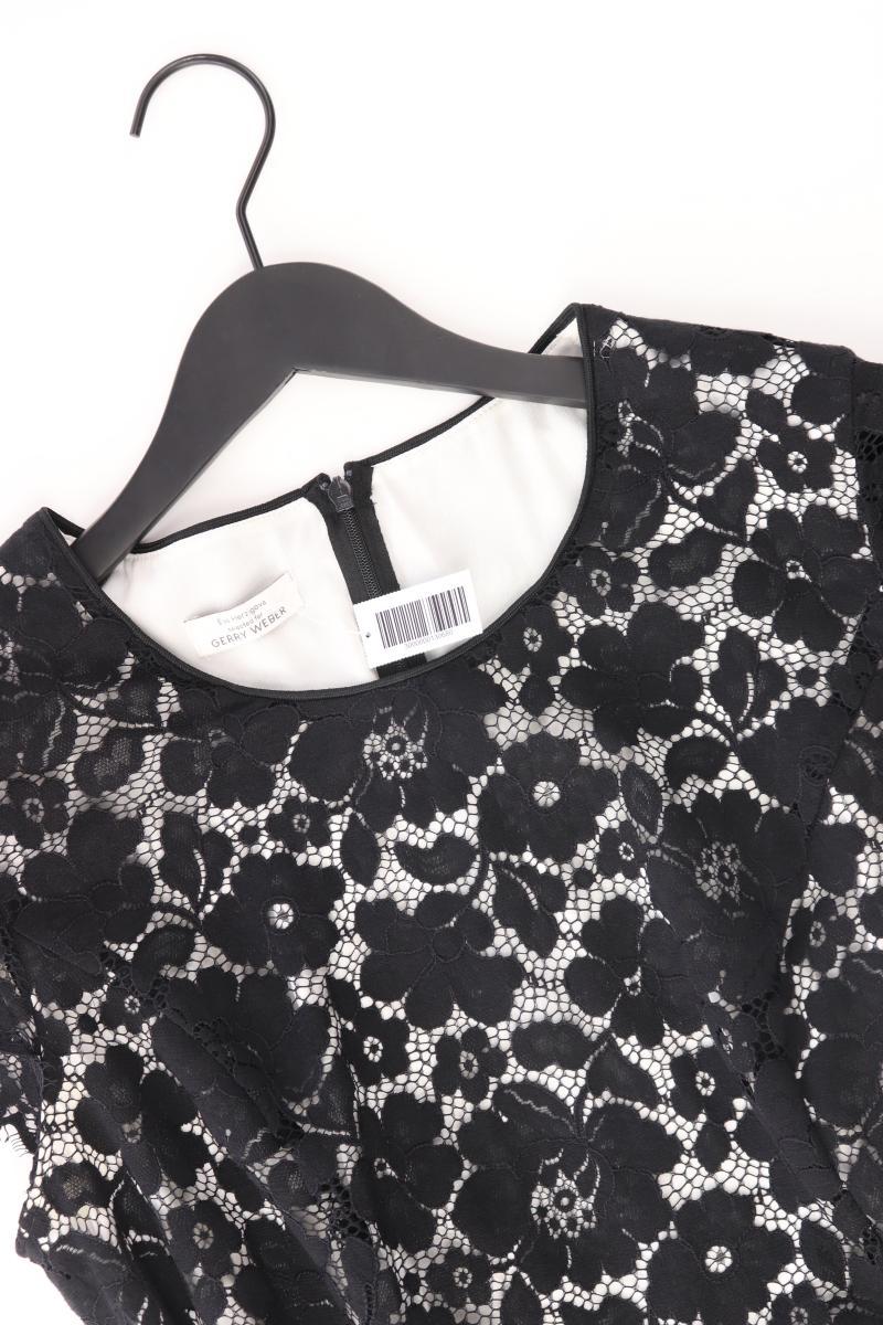 Gerry Weber Abendkleid Gr. 42 Kurzarm schwarz