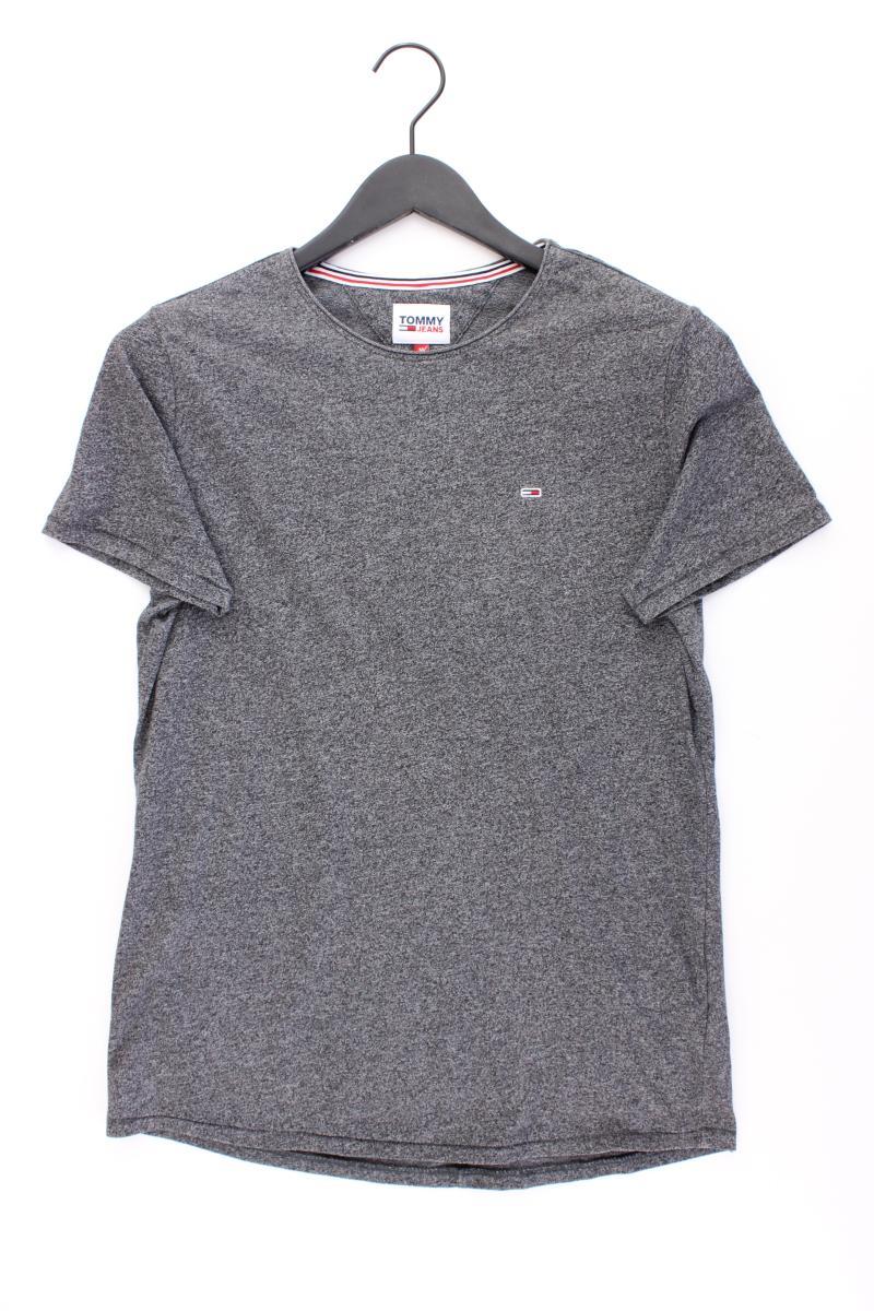 Tommy Jeans T-Shirt für Herren Gr. M Kurzarm grau aus Baumwolle