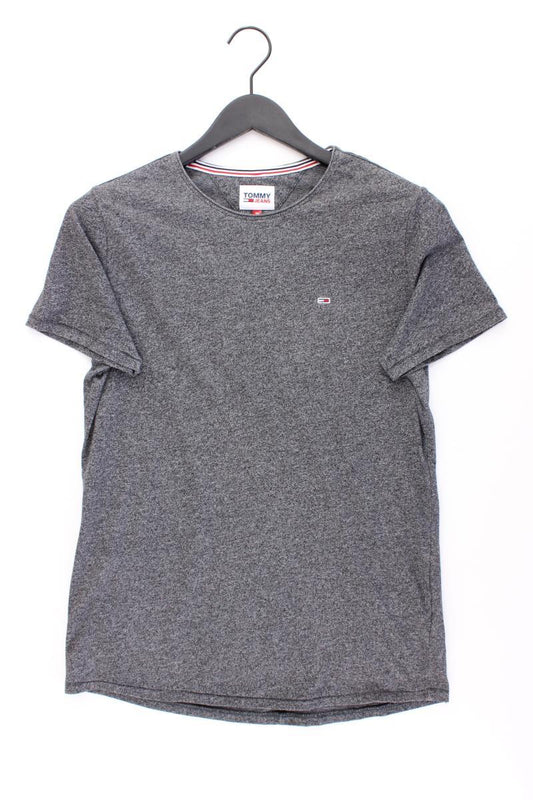 Tommy Jeans T-Shirt für Herren Gr. M Kurzarm grau aus Baumwolle