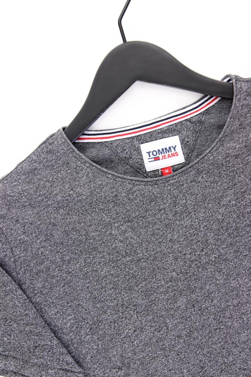 Tommy Jeans T-Shirt für Herren Gr. M Kurzarm grau aus Baumwolle