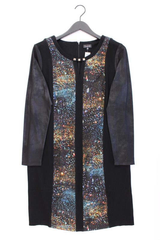 Pause Cafe Langarmkleid Gr. 46 schwarz aus Viskose