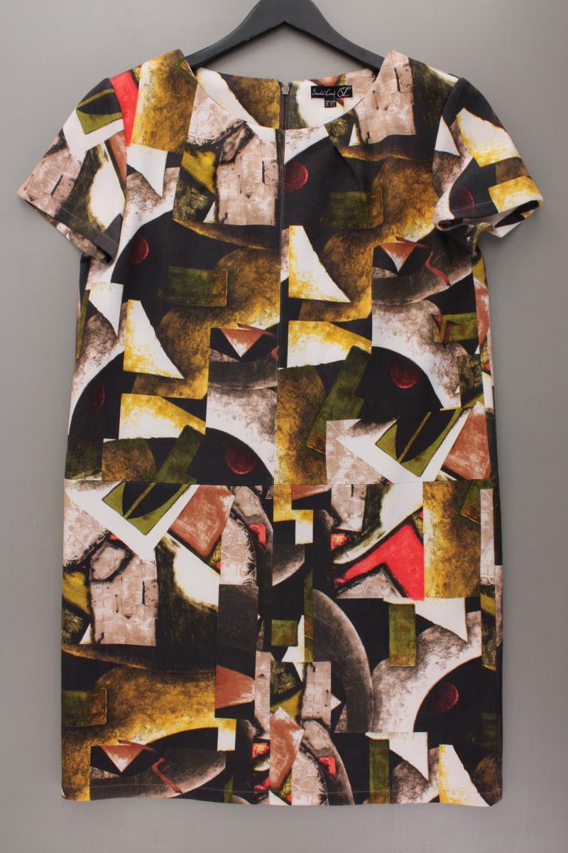 Smashed Lemons Etuikleid Gr. 44 Kurzarm mehrfarbig aus Polyester