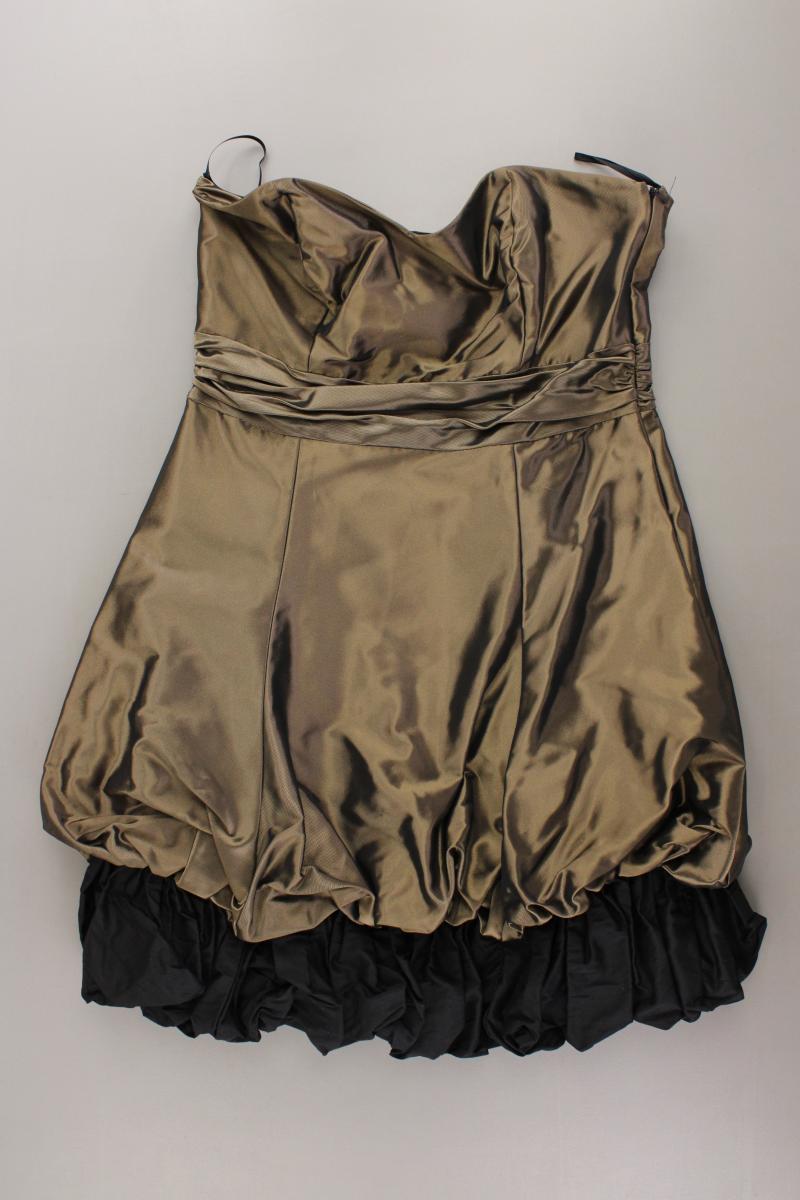 Coast Bandeaukleid Gr. UK 16 (L) Ärmellos gold aus Polyester