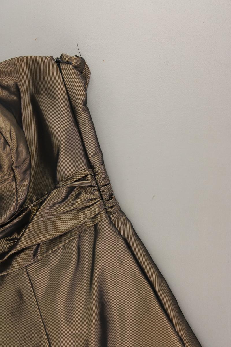 Coast Bandeaukleid Gr. UK 16 (L) Ärmellos gold aus Polyester