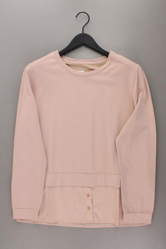 Marc Cain Langarmpullover Gr. 42 rosa aus Polyamid