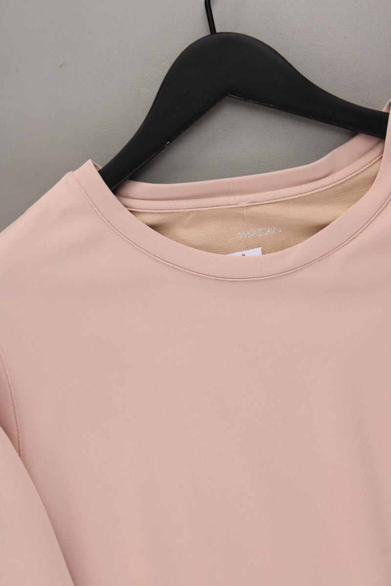 Marc Cain Langarmpullover Gr. 42 rosa aus Polyamid