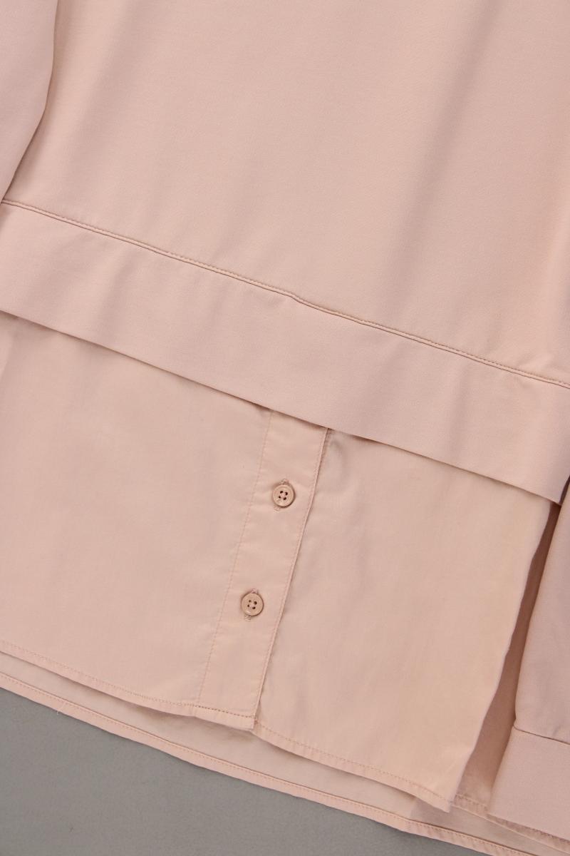 Marc Cain Langarmpullover Gr. 42 rosa aus Polyamid