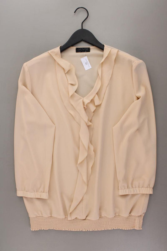 Giovane Bluse Gr. 42 neuwertig 3/4 Ärmel creme aus Polyester