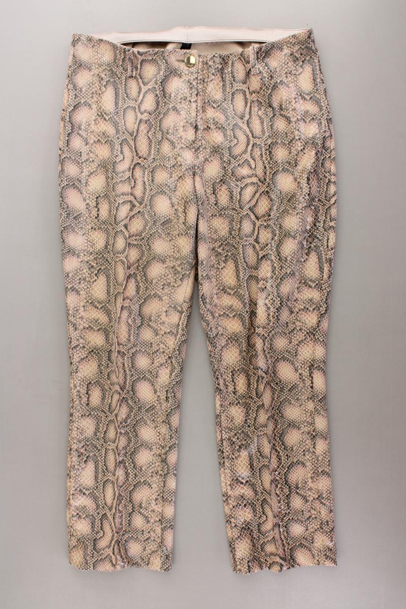 Marc Cain 7/8 Hose Gr. 42 mit Tierdruck creme aus Polyester
