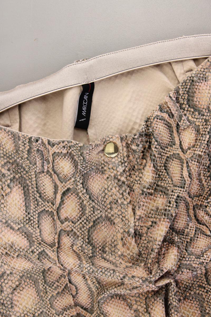 Marc Cain 7/8 Hose Gr. 42 mit Tierdruck creme aus Polyester