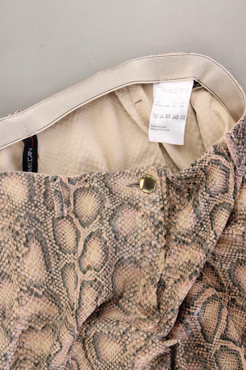Marc Cain 7/8 Hose Gr. 42 mit Tierdruck creme aus Polyester