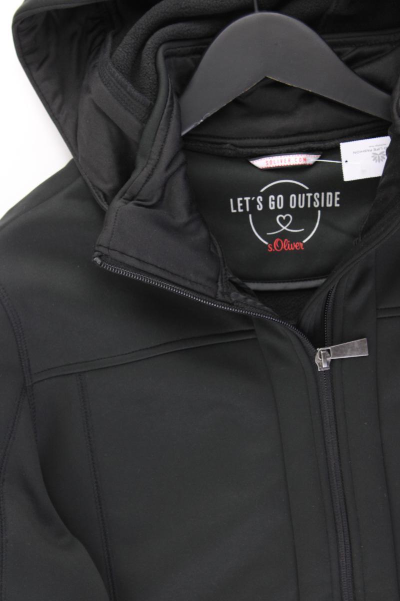 s.Oliver Kapuzenjacke Gr. 46 schwarz aus Polyester