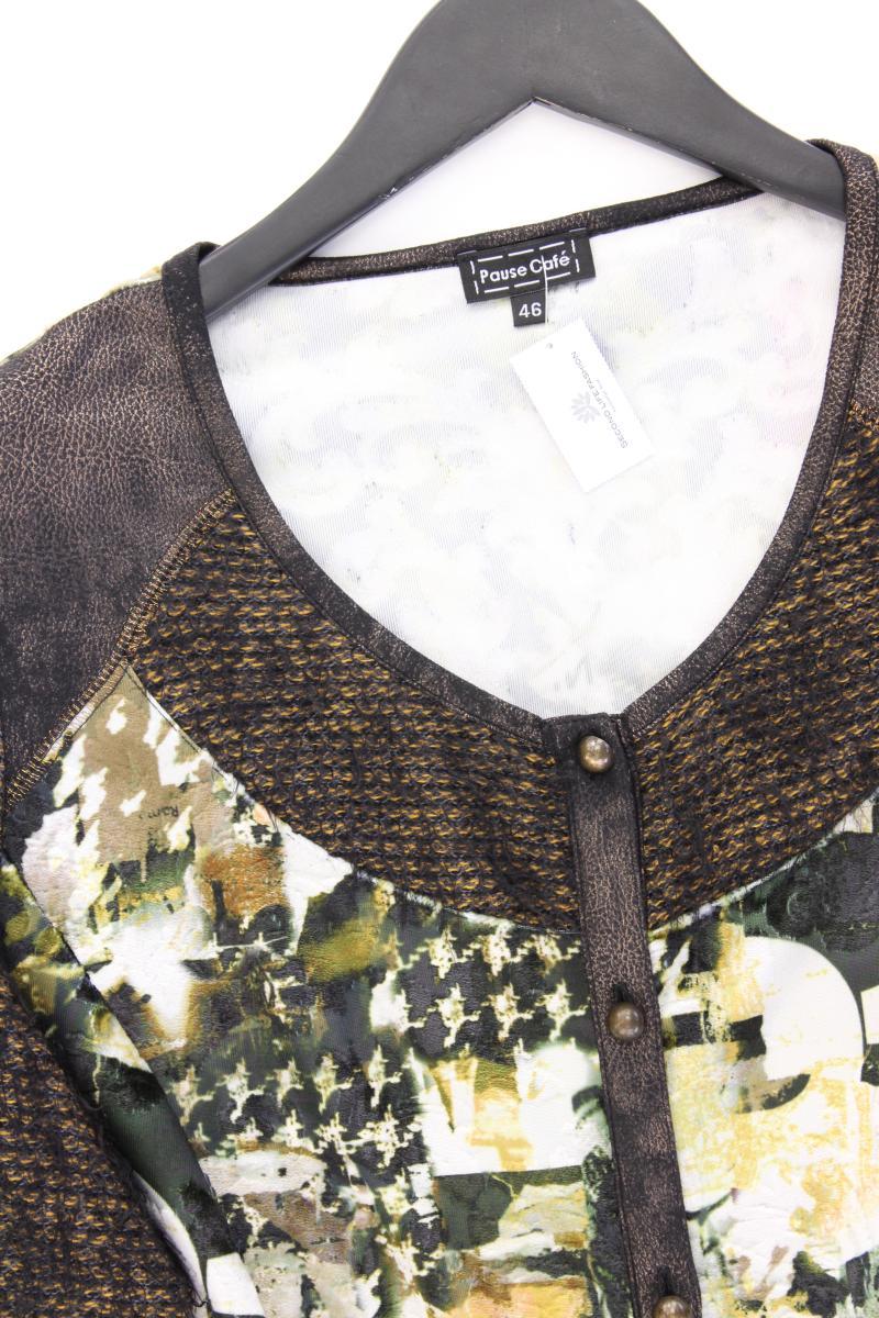 Pause Cafe Classic Cardigan Gr. 46 Langarm mehrfarbig aus Polyester